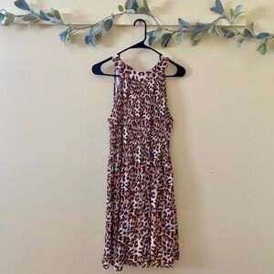 Keren Hart Leopard Halter Dress